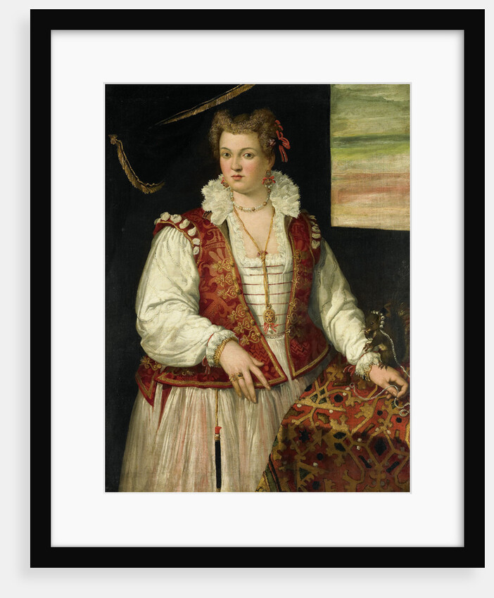 Portrait of a Woman with Squirrel by Francesco Montemezzano