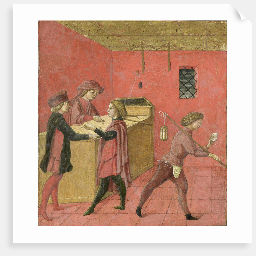 Payment of Salaries to the Night Watchmen in the Camera del Comune of Siena, Italy by Anonymous