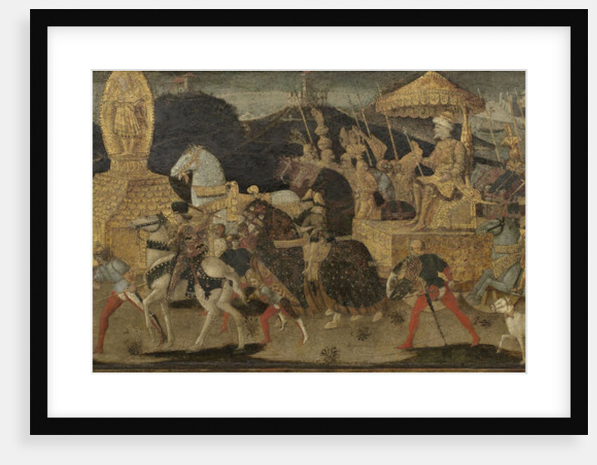 Darius Marching to the Battle of Issus by Workshop of Apollonio di Giovanni
