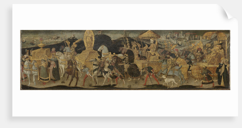 Darius Marching to the Battle of Issus by Workshop of Apollonio di Giovanni