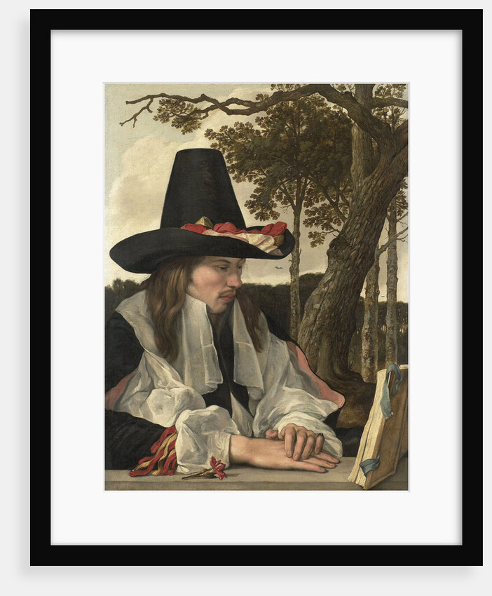 A Man Reading by Anonymous