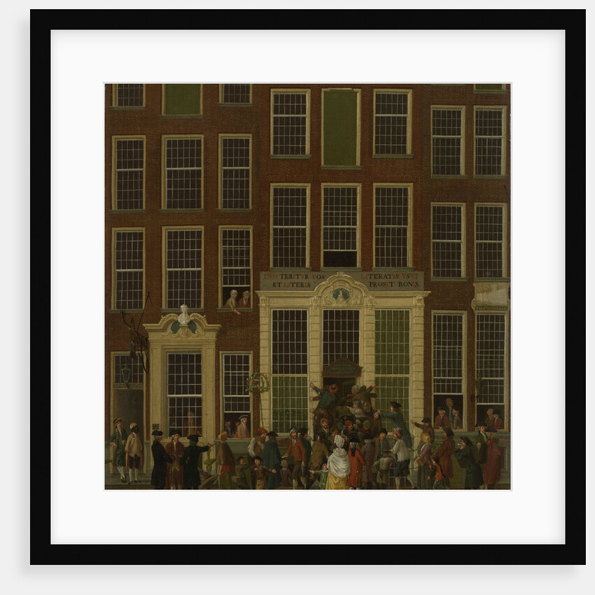The Bookshop and Lottery Agency of Jan de Groot in the Kalverstraat in Amsterdam, The Netherlands by Isaac Ouwater