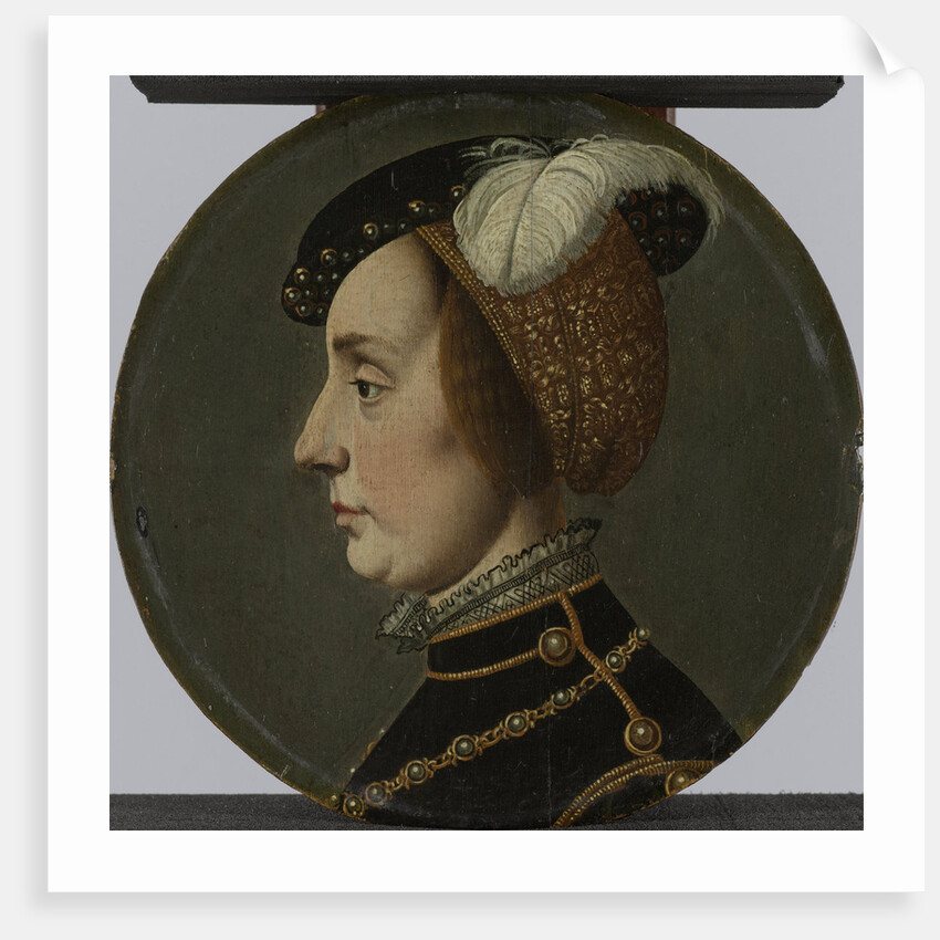 Portrait of Anna of Lorraine, Consort of René de Châlon, Prince of Orange by Anonymous