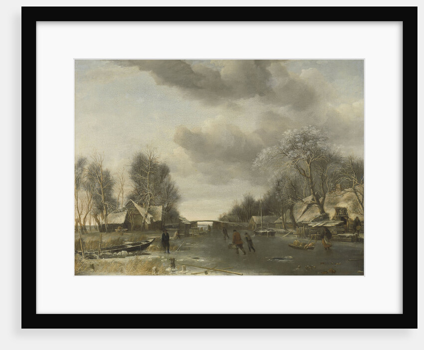 Winter Scene by Jan van de Cappelle