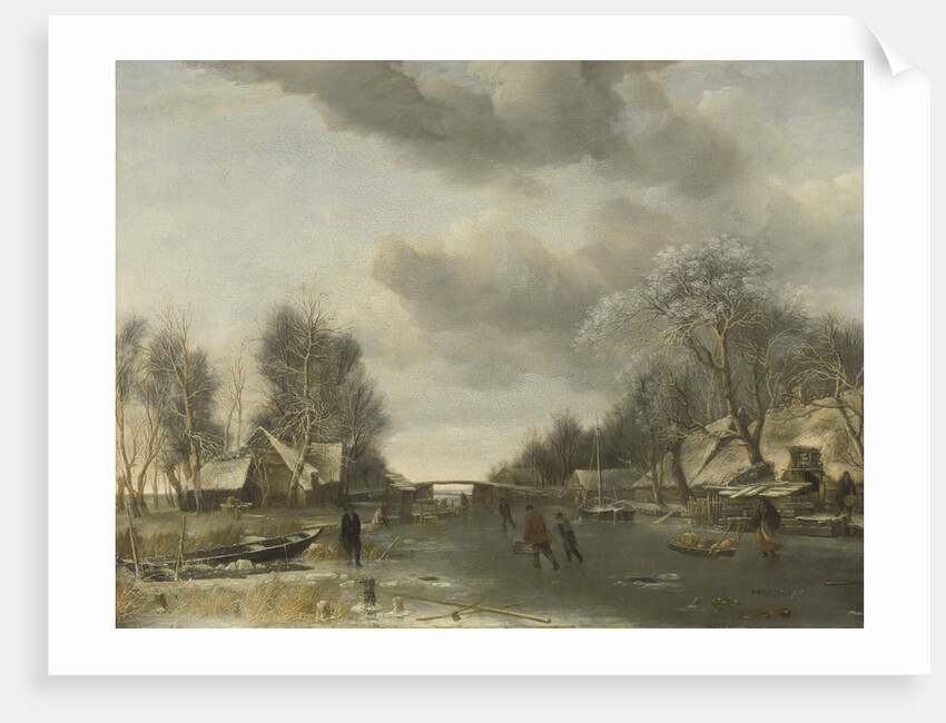 Winter Scene by Jan van de Cappelle