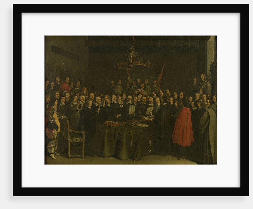 Ratification of the Treaty of Münster, 15 May 1648 by Gerard ter Borch II