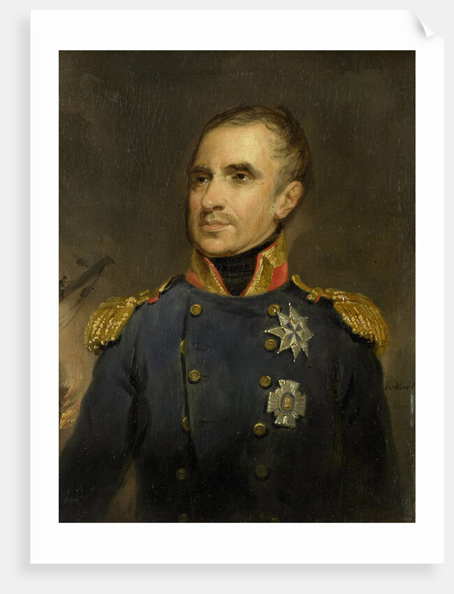 Portrait of Jonkheer Theodorus Frederik van Capellen, Vice-Admiral and Commander of the Dutch Squadron at Algiers in 1816 by Jacob Joseph Eeckhout