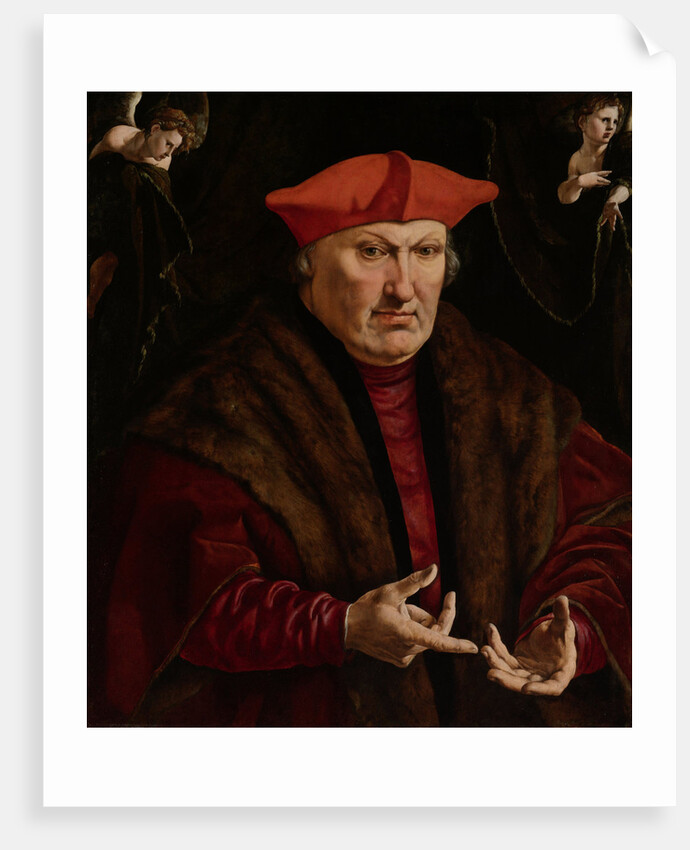 Portrait of Erard de la Marck by Jan Cornelisz Vermeyen