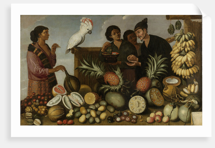 East Indian Market Stall by Albert Eckhout