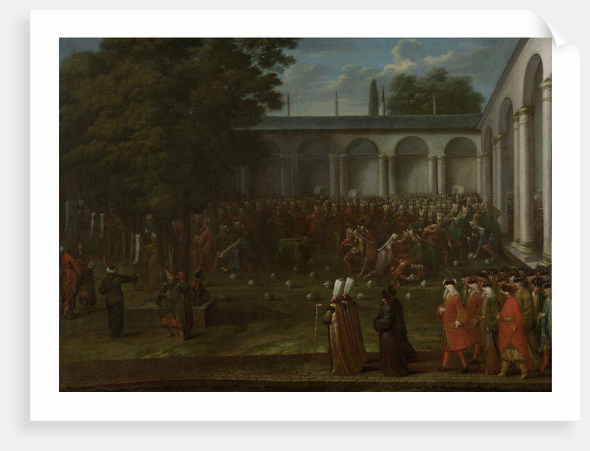 Cornelis Calkoen on his Way to his Audience with Sultan Ahmed III by Jean Baptiste Vanmour