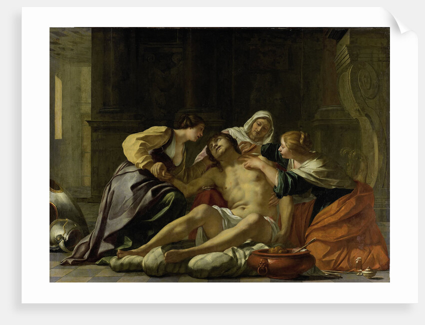 Saint Sebastian Cared for by Irene and her Helpers by Jacques Blanchard