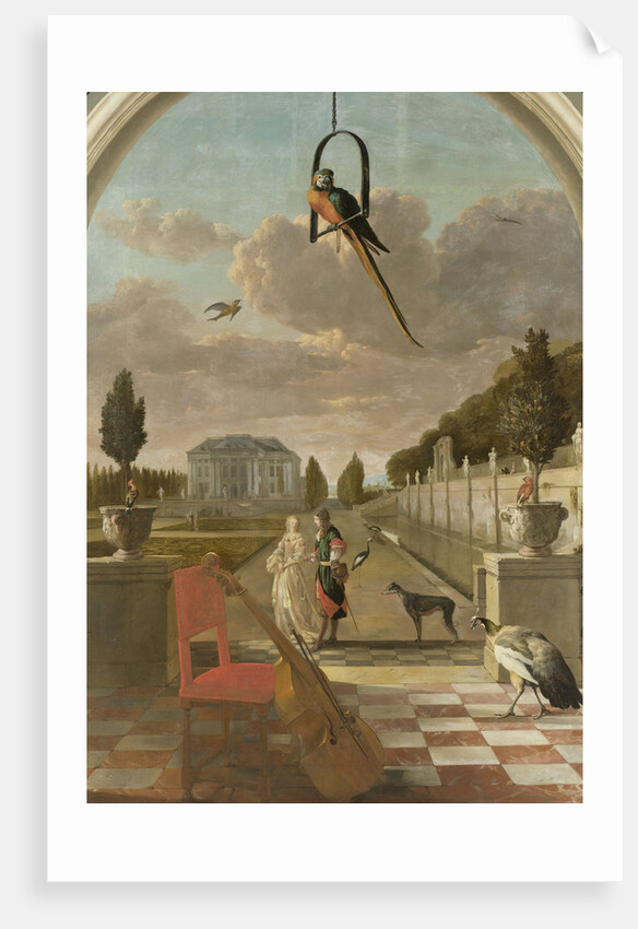 Park with Country House by Jan Weenix