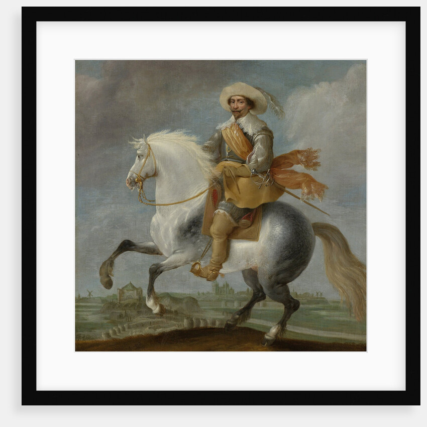 Prince Frederick Henry on Horseback in front of the s Hertogenbosch Fortress, 1629, The Netherlands by Pauwels van Hillegaert