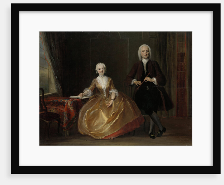 A Couple Making Music by Cornelis Troost