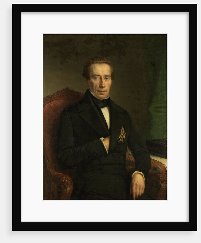 Portrait of Johan Rudolf Thorbecke, Minister of State and Minister of the Interior by Johan Heinrich Neuman