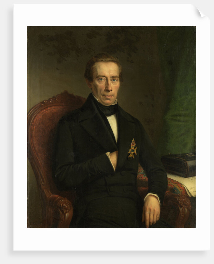 Portrait of Johan Rudolf Thorbecke, Minister of State and Minister of the Interior by Johan Heinrich Neuman