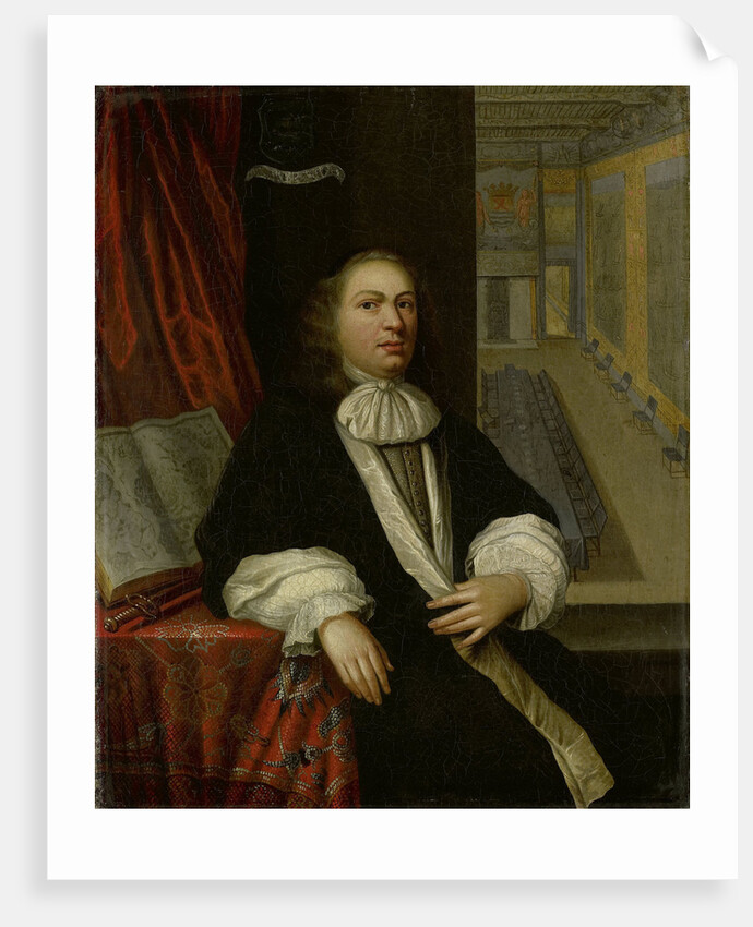 Portrait of Justus de Huybert, Clerk of the States of Zeeland and of the Admiralty by Anonymous