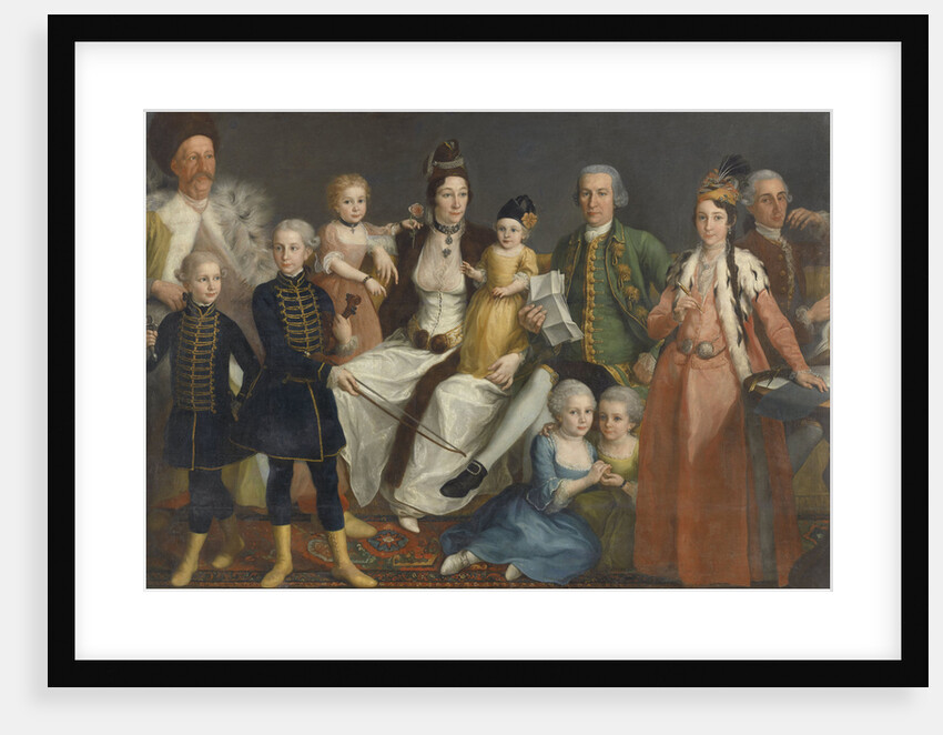 Portrait of David George van Lennep, Chief Merchant of the Dutch Factory at Smyrna (Izmir) and his Wife and Children by Antoine de Favray