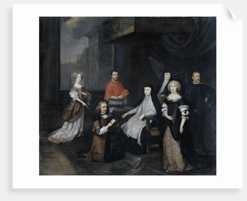 Reception of the Dutch ambassador Hieronymus van Beverningk by the Spanish queen-regent Maria-Anna of Austria, 2 March 1671 by Caspar Netscher