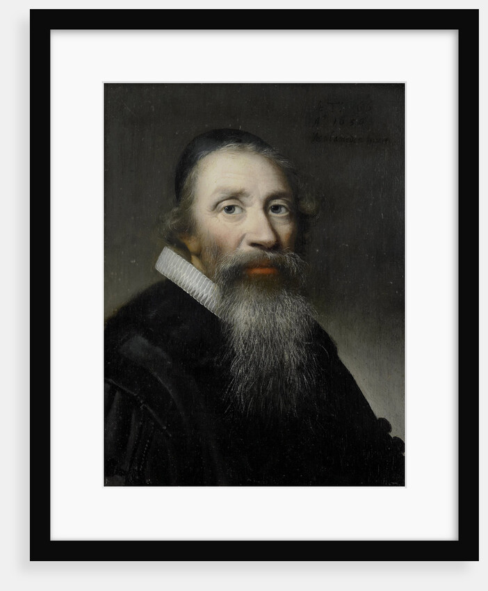 Portrait of a man, probably a clergyman by Anthonie Palamedesz.