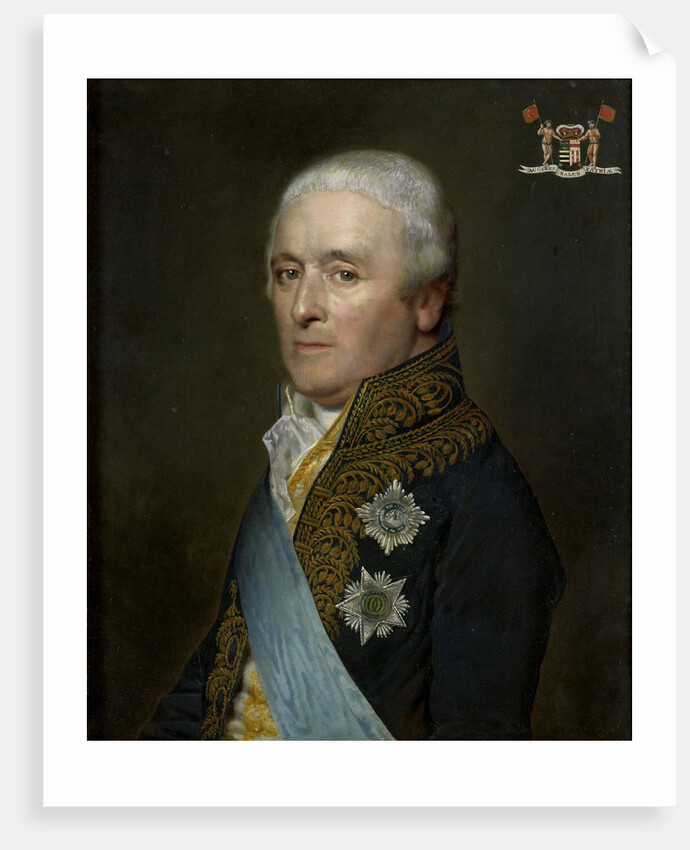 Portrait of Adriaen Pieter Twent by Willem Bartel van der Kooi