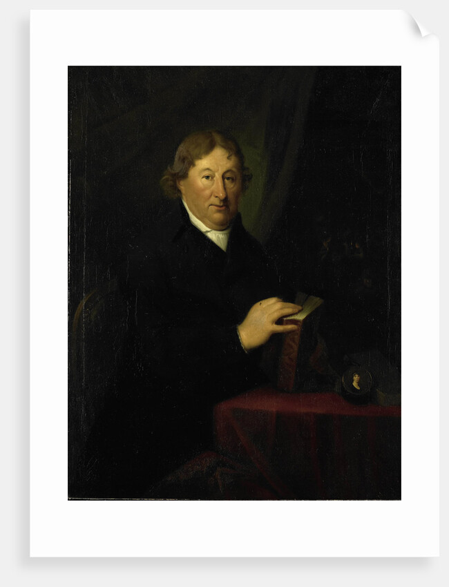 Portrait of Gerrit van der Pot, Lord of Groeneveld, Art Collector in Rotterdam by Johan Bernard Scheffer