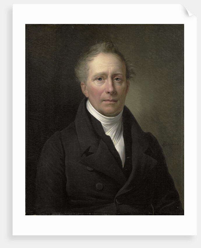 Portrait of Daniel Francis Schas, from 1814 to 1820 Member of the Board of Commerce for the Colonies by Alexandre Jean Dubois Drahonet