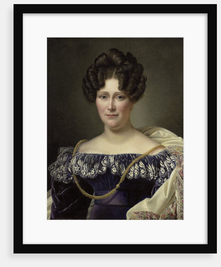 Portrait of Johanna Henriette Engelen, second Wife of Daniel Francis Schas by Alexandre Jean Dubois Drahonet