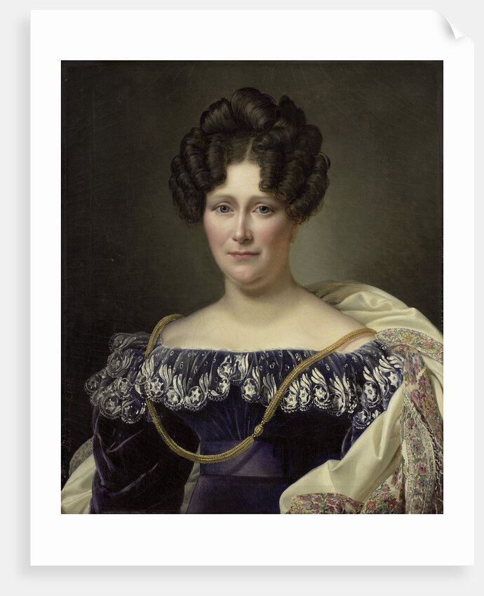 Portrait of Johanna Henriette Engelen, second Wife of Daniel Francis Schas by Alexandre Jean Dubois Drahonet