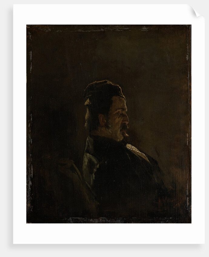 Portrait of Pieter Frederik van Os, Painter by Anton Mauve
