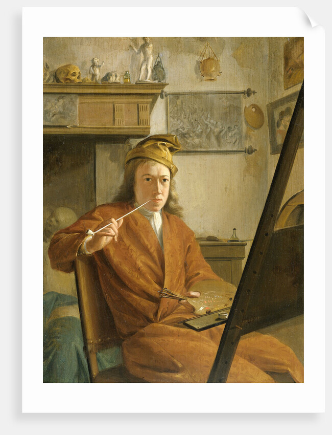 Portrait of a Painter, perhaps the Artist Himself by Aert Schouman