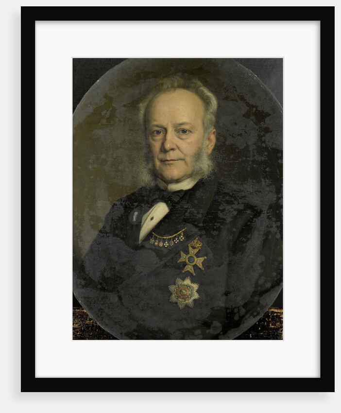 Pieter Mijer, 1812-81, Governor-General of Dutch East Indies, Nederlands Oost Indië by Johan Heinrich Neuman