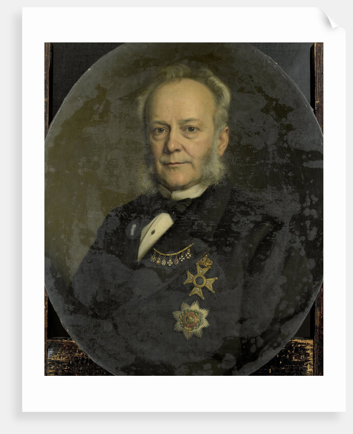 Pieter Mijer, 1812-81, Governor-General of Dutch East Indies, Nederlands Oost Indië by Johan Heinrich Neuman