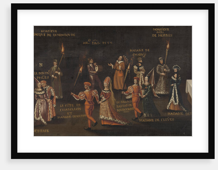 Vow of the Pheasant, Philip the Good and Isabella at the Feast of the Pheasant in Lille in 1454 by Anonymous