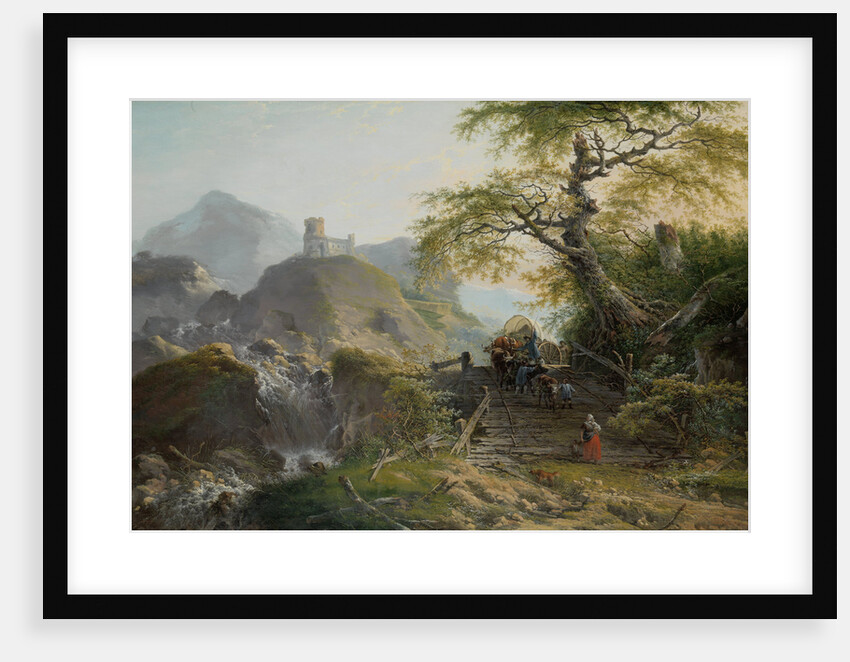 Mountainous Landscape near Düsseldorf, Germany by Gerard van Nijmegen
