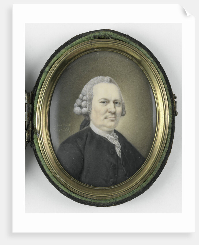 Portrait of a man, mayby a member of the Collot d'Escury or the Rappard family by Joseph Marinkelle