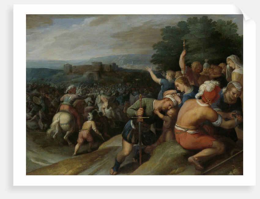 Claudius Civilis Blockades the Romans in Vetera Castra by Otto van Veen