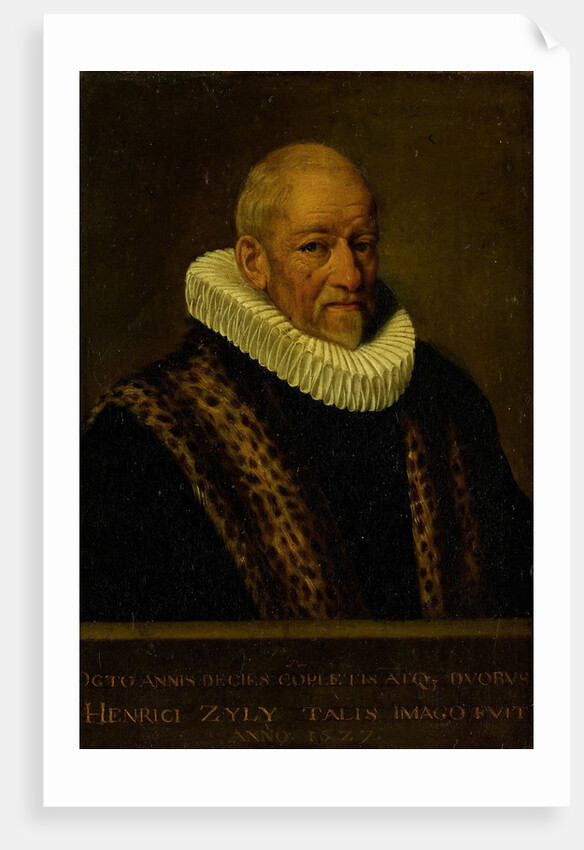 Portrait of Henricus van Zijl by Nicolaes van Borculo