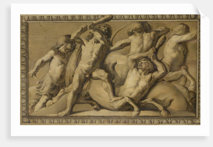 Hercules Slays the Centaurs, Jupiter Defeating the Centaurs by Jacob van Campen