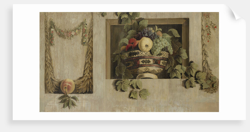 Still Life with Fruit and Flower Garlands by Jacob van Campen