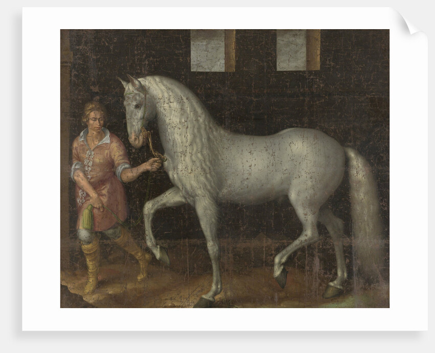 Spanish Warhorse Captured at the Battle of Nieuwpoort by Lodewijk Günther of Nassau-Siegen from Archduke Albert of Austria by Jacob de Gheyn II