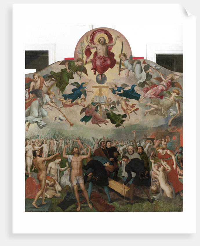 Last Judgment and the Burying of the Dead by Circle of Bernard van Orley