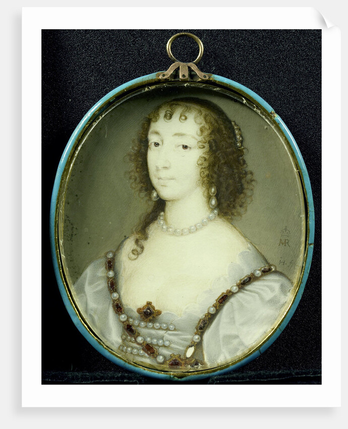 Henriëtte Maria of France by John Hoskins