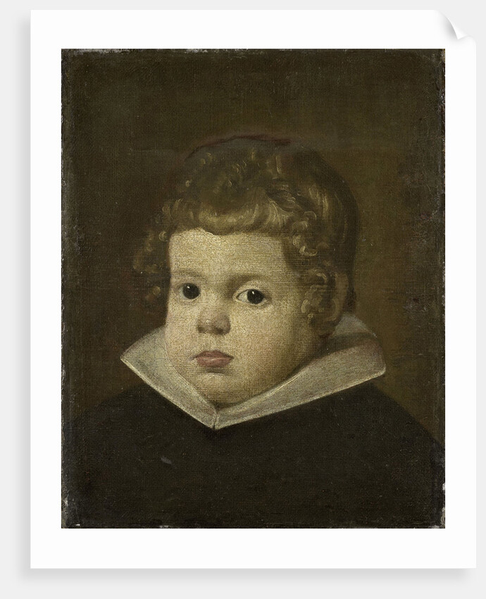 Portrait of a Boy about three years old, possibly Prince Balthasar Carlos, Son of the Spanish King Philip IV by Anonymous