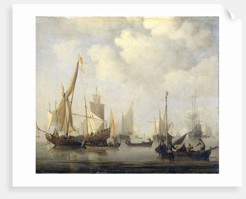 A Calm at Sea by Willem van de Velde II