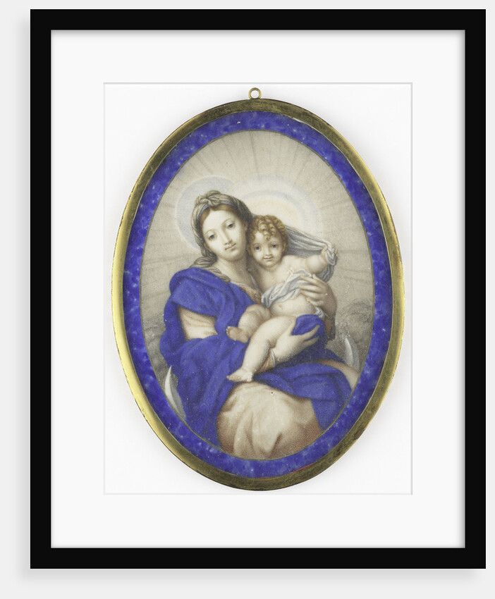 Madonna on the crescent moon by Felice Ramelli