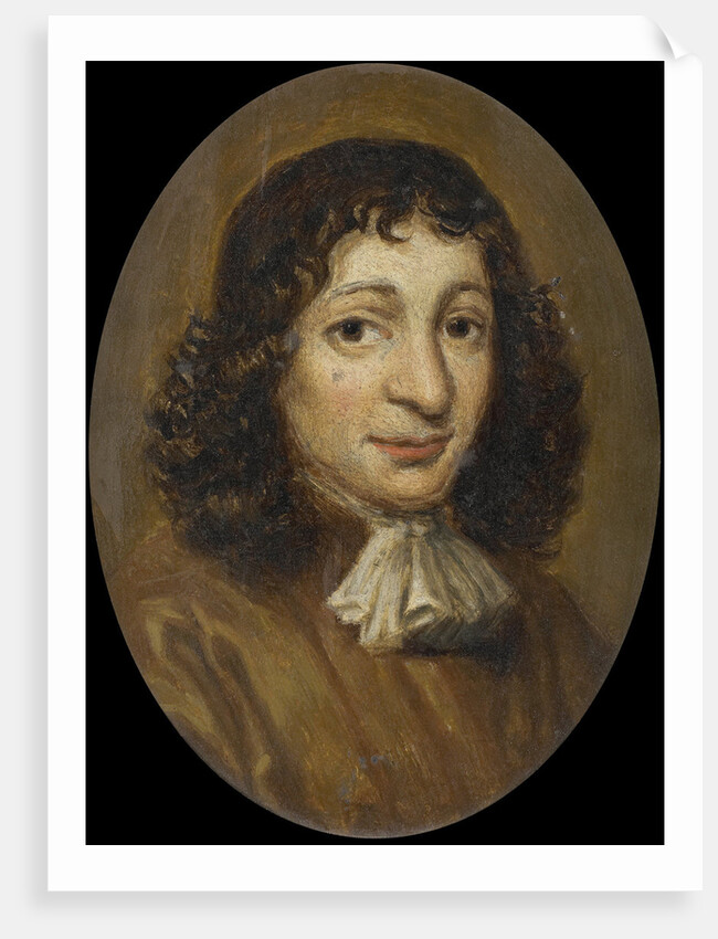 Portrait of a man by Johan Michaël Schmidt Crans