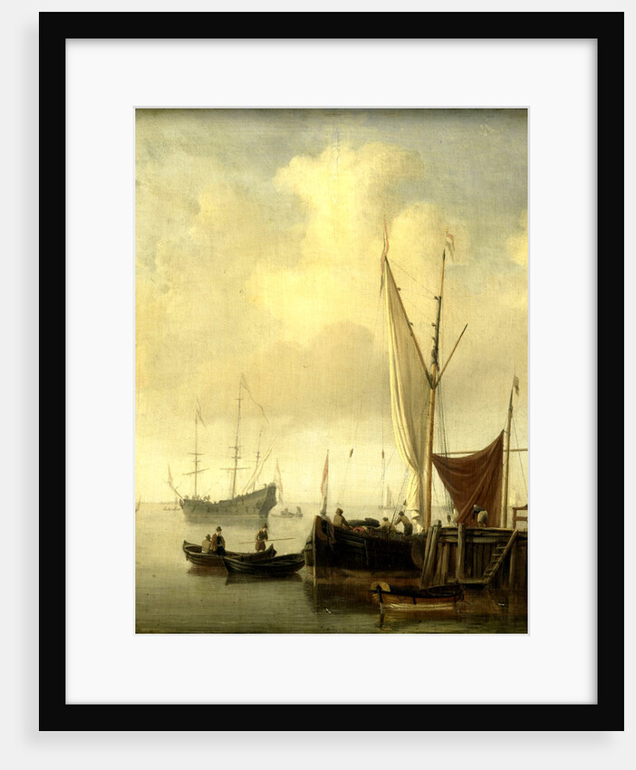 A Harbor by Willem van de Velde II