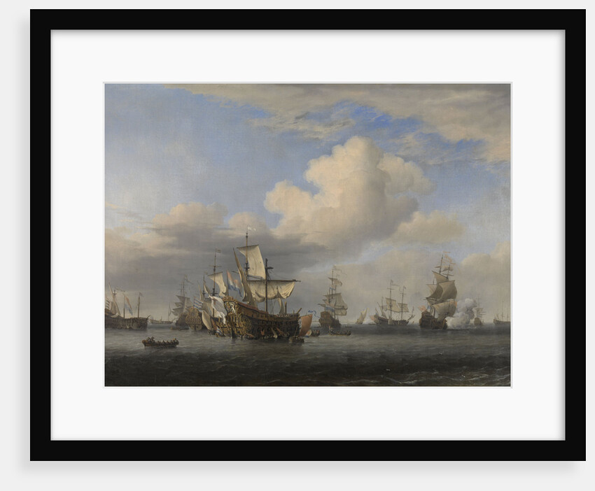 Captured English Ships after the Four Days Battle by Willem van de Velde II