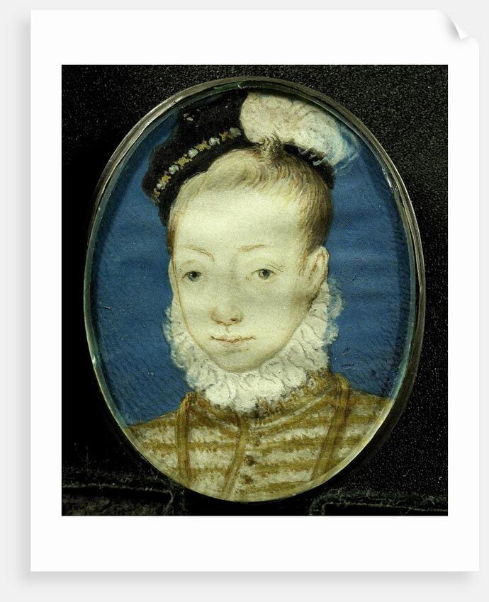 Jacobus Stuart, later King James I of England, about age ten by Anonymous